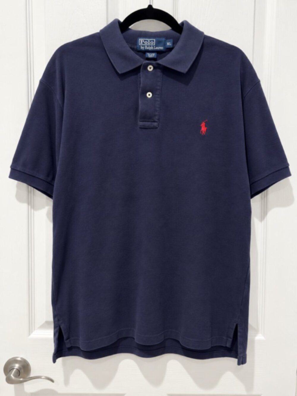 Polo Ralph Lauren Men’s XL Navy Polo Shirt Red Pony Preppy Classic
